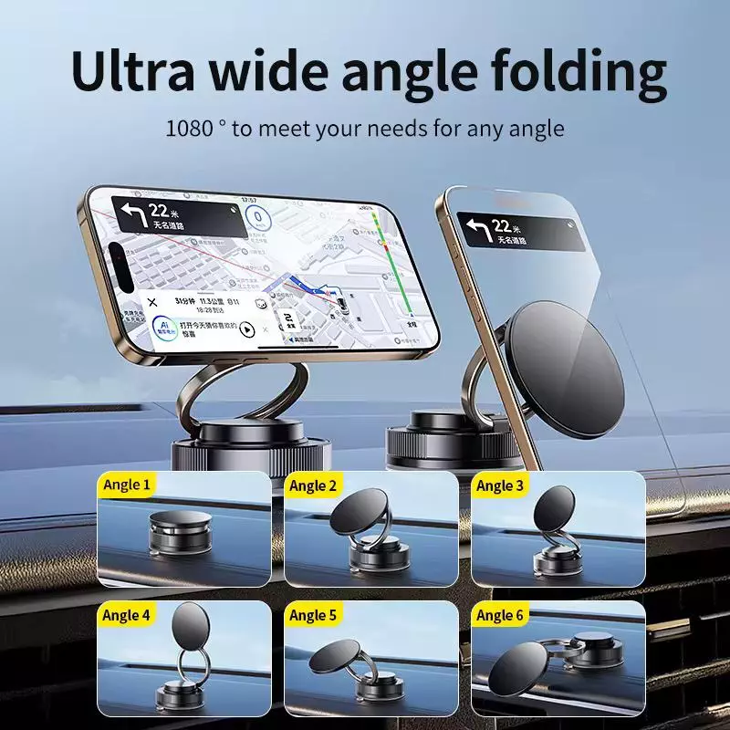 360 Degree Rotation Foldable Magnetic Mobile Phone Holder - Image 5