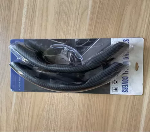 fiber steering wheel cover